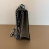 [Pre-Owned] Dionysus Tiger Head Buckle Logo Chain Shoulder Bag Canvas Crossbody Mini - Very Good #U5WVZH