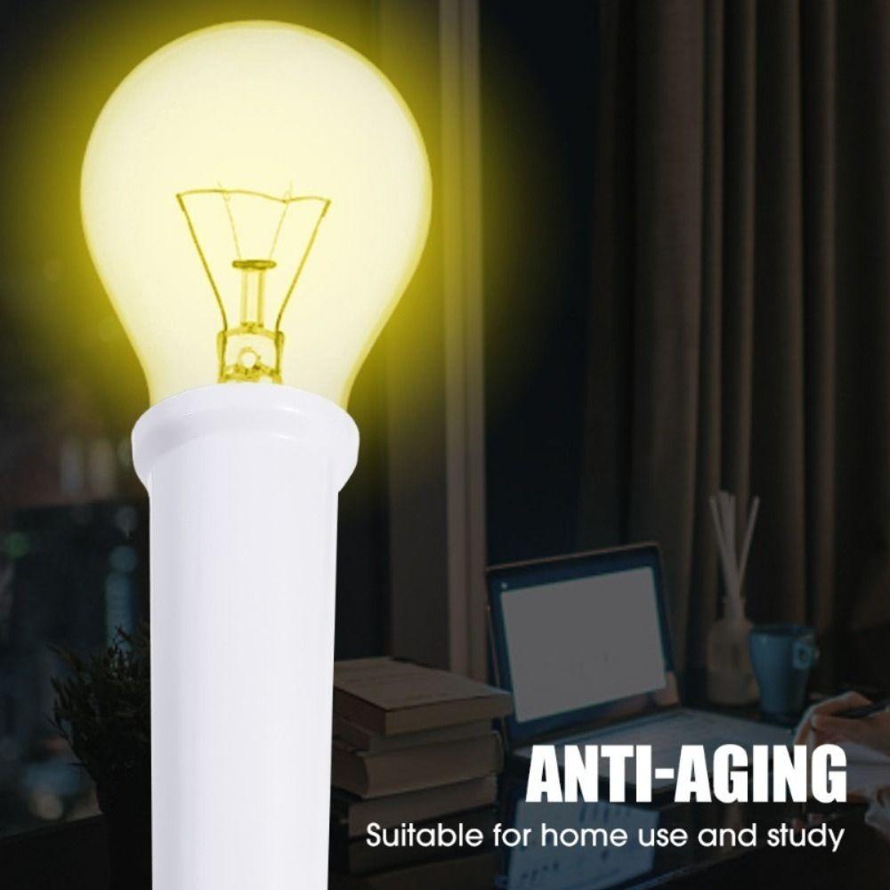 White Lamp Holder Base Plastic Converter Holder Bayonet Edison Screw Lamp