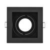 Lot de 10 Supports de spots Beta R4 carré noir MR16 GU10/GU5.3