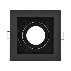 Lot de 10 Supports de spots Beta R4 carré noir MR16 GU10/GU5.3