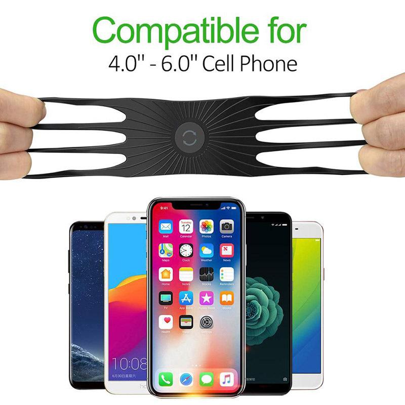 Versatile 360 Degrees Rotate Silicone Cell Phones Holder For Bicycle MTB Bike