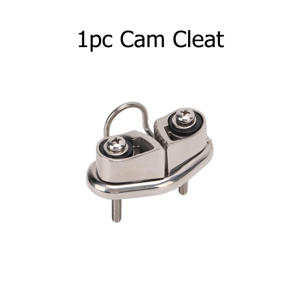 116 Stainless Steel Pulley Rope Gripper Cam Cleat Boat Cam Cleats Fairlead Sailing Sailboat Canoe Dinghy For 1-11mm Rope