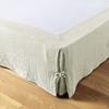 Box Spring Cover 160x200 Cm Cotton Gauze Water Green