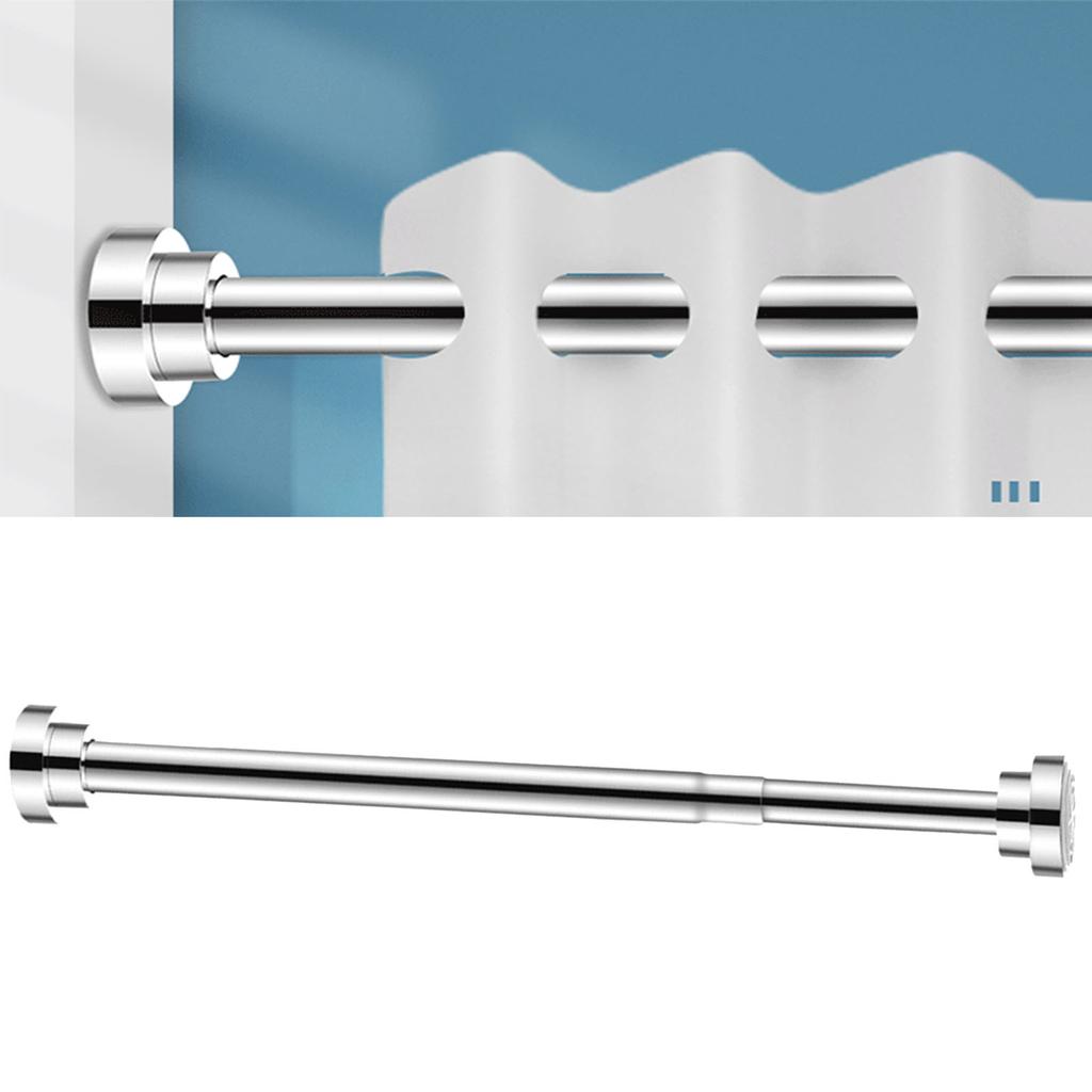 Регулируемая штанга для сушки одежды из нержавеющей стали без проколов для ванной комнаты