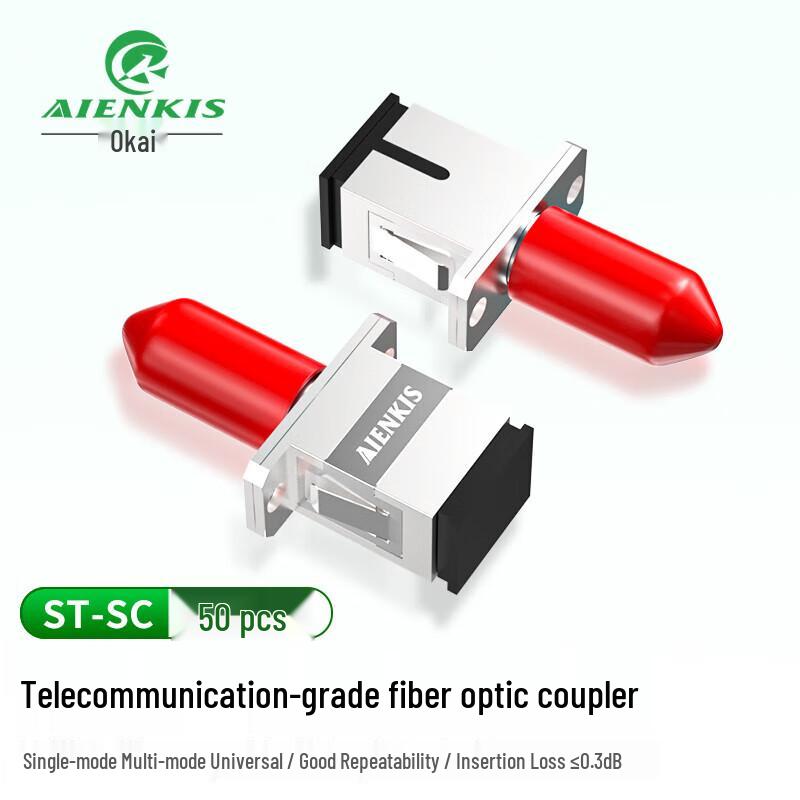 AIENKIS Telecom-Grade Fiber Optic Adapters
