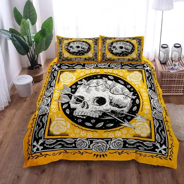 Роскошные комплекты постельного белья в стиле барокко Черно-золотой комплект пододеяльника Полуторный Двуспальный Квинсайз Кингсайз Комплект покрывала для подарка Постельное белье