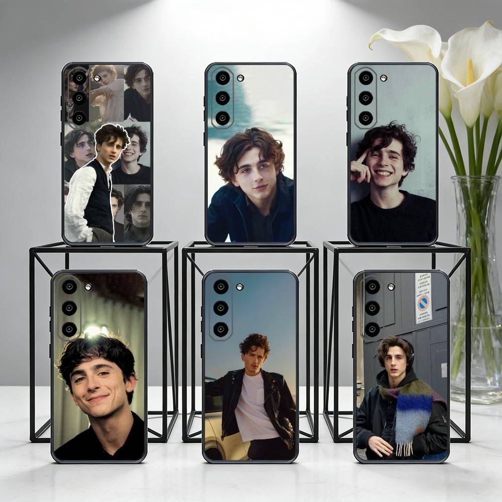 Timothee Chalamet Phone Case For Samsung Galaxy A73,A72,A71,A70,A53,A52,A51,Others Soft Black Cover