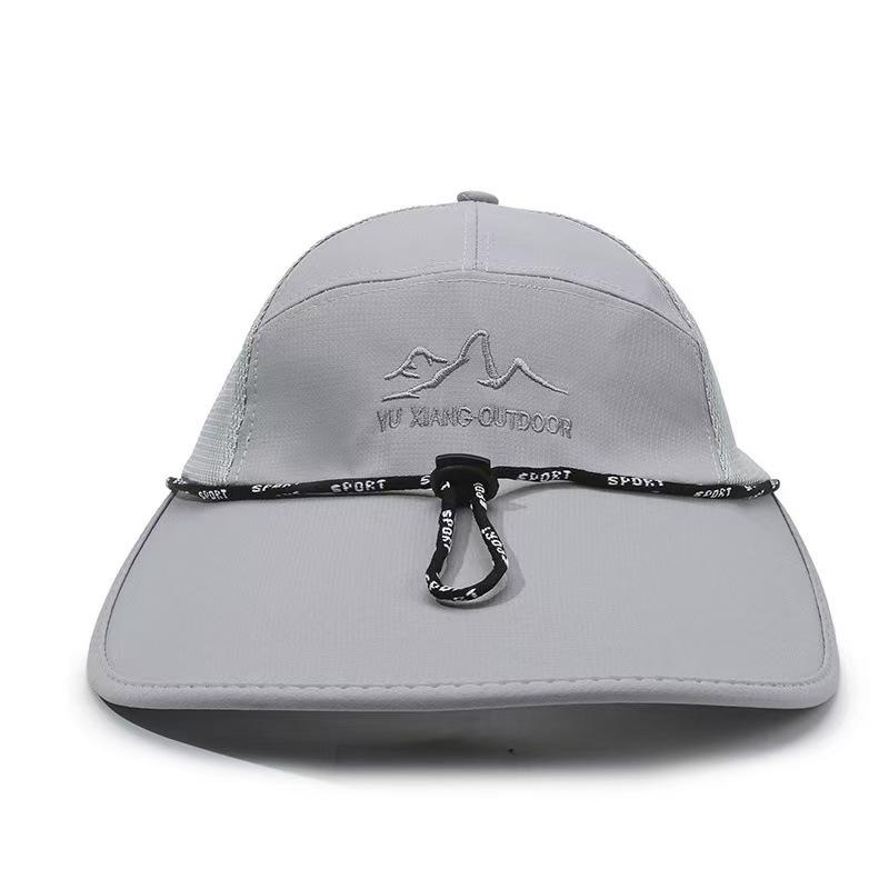 Sun hat men's summer outdoor riding sun protection large brim duck tongue breathable men's sun hat cycling mountaineering