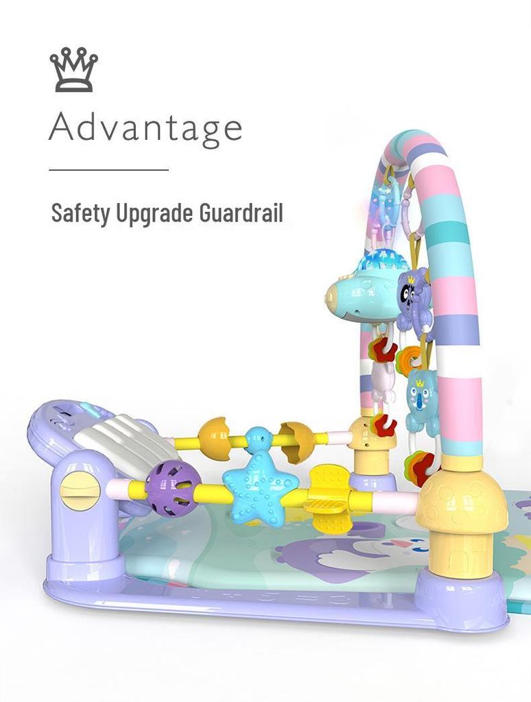 Infant & Toddler Kick and Play Piano Gym 4-in-1 Toy