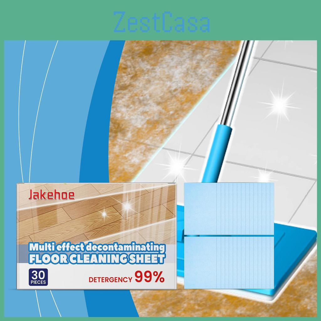 Таблетки для мытья пола Jakehoe Мощное удаление пятен и усилитель блеска 30 штук