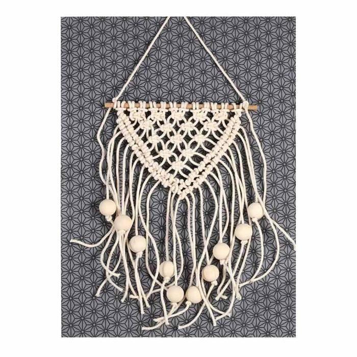 Fil de coton - Macrame - Ecru - 50m - 2,5mm - Décoration intérieure