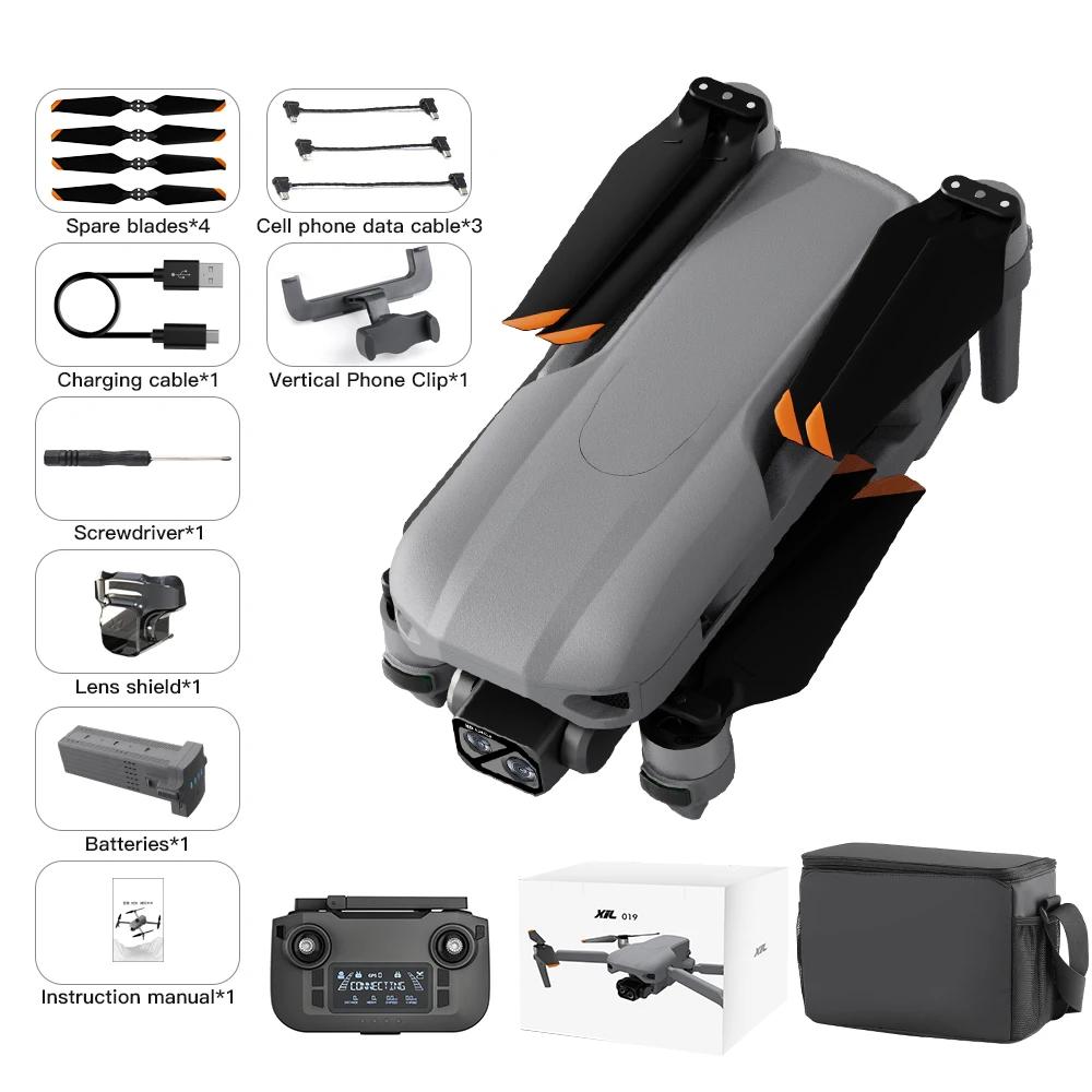 XiL019 сенсорный экран 3-осевой подвес оптическое позиционирование потока 4k GPS бесщеточный обход препятствий подвесной радиоуправляемый дрон 6 км