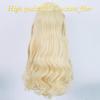 Blonde Synthetic Hair Cosplay Wig Movie Wicked Cosplay Wig Costume Adult Women Halloween Role Play Wig