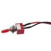 1/8Pcs 2 Position 2 Pins Miniature Toggle Switch MTS-101 SPST Mini Toggle Switch 6A 250V Pre-soldered Wires Button