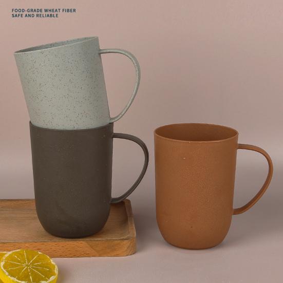 400 мл бутылка для воды большой емкости с защитой от падения с круглым ртом эргономичная ручка не чистый цвет