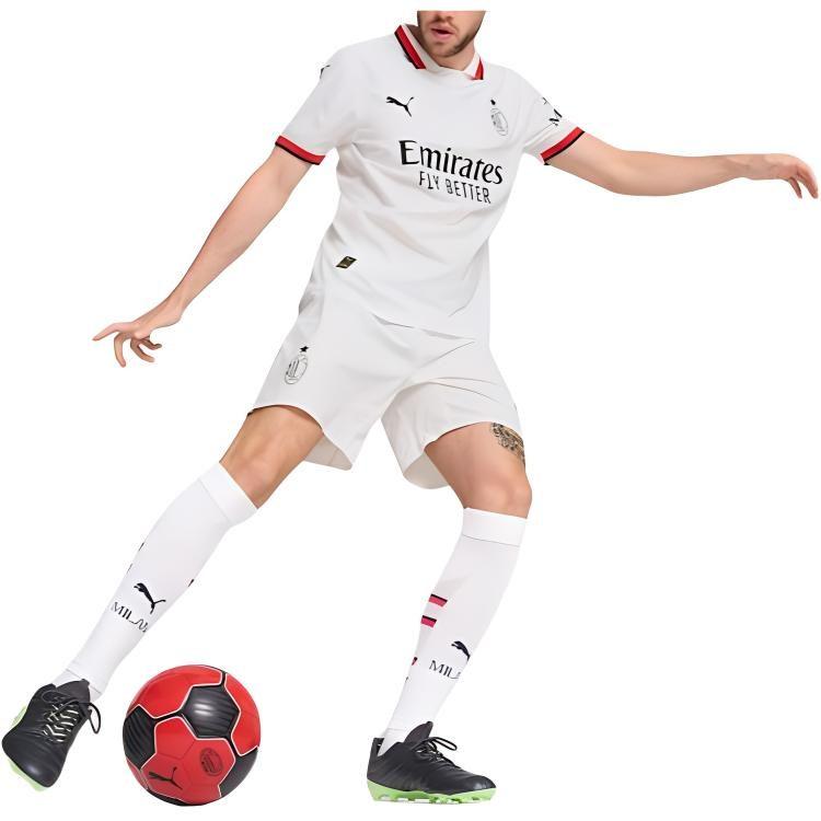 PUMA AC Beige Blue SS24 Soccer Jersey Men's White 775013-02