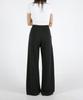 UMM Women'S Back Elastic Single-Pleat Wide Spandex Pants 2 Colors