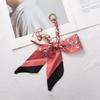 Silk Scarf Pendant Keychain: Versatile Bag Charm & Keyring