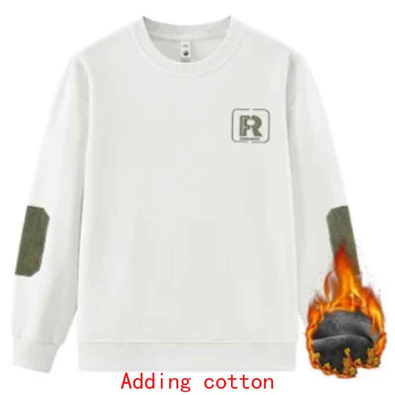 Повседневный свитер с круглым вырезом, модный мужской свитер большого размера с круглым вырезом