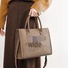 Women's Large Capacity Leather Tote: High-End Niche Design, Commuter Briefcase Handbag