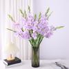Artificial Gladiolus Flower Realistic Fake Silk Flower Home Office Wedding Party Indoor Outdoor Faux Flower Bloom Decoration