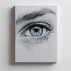 Captivating Look Captivating Look, 50X70 Cm, Black Aluminum Frame, 230 Gsm Matte Paper
