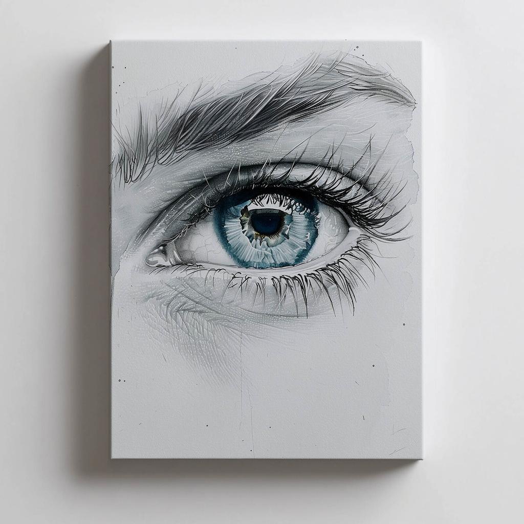 Captivating Look Captivating Look, 50X70 Cm, Black Aluminum Frame, 230 Gsm Matte Paper