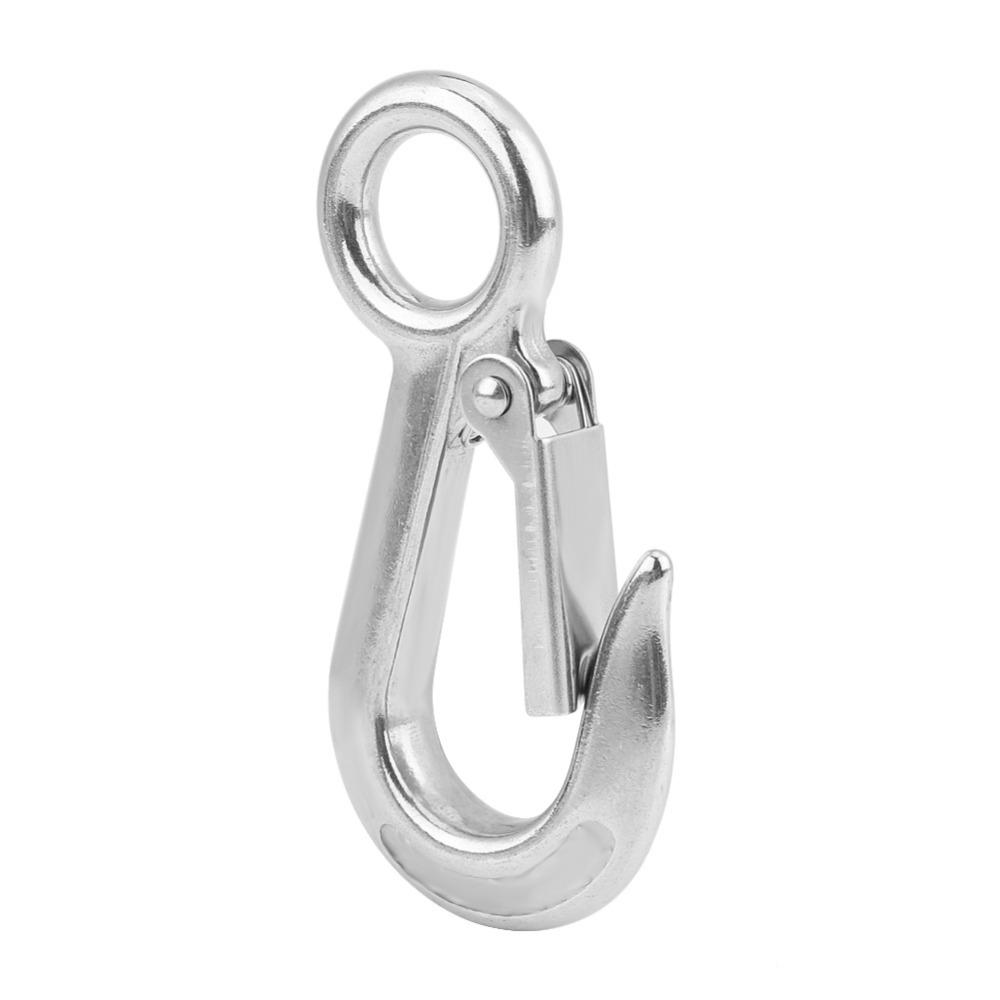 Silver Lifting Hook 0.2T 0.3T 0.5T Slip Hooks Durable Crane Hook Industrial Use