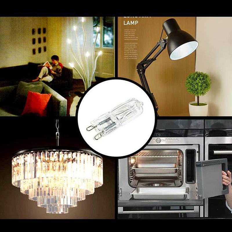 40W G9 Oven Light High Temperature Resistant Halogen Bulb Lamp For Refrigerators Ovens Fans