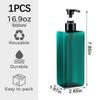 1Pc Plastic Shampoo Conditioner Dispenser Bottles Bathroom Empty Refillable Pump Lotion Bottle Cosmetic Soap Containers Set KTY