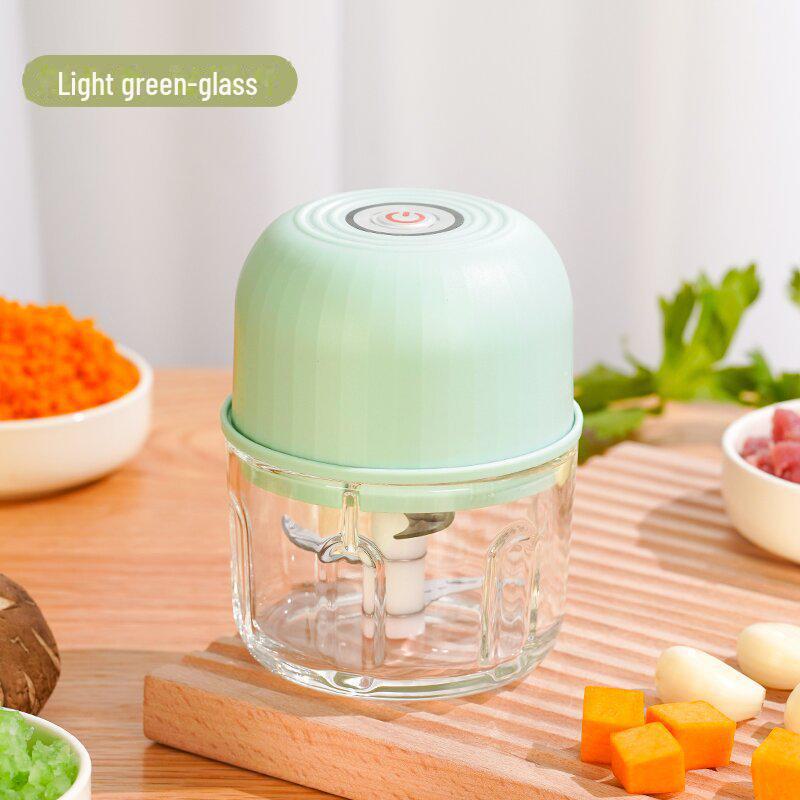 JLL7003 Мини электрическая толкушка для чеснока, беспроводной кухонный комбайн с зарядкой Type-C