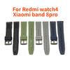 Redmi Watch 4 Mi Band 8 Pro SmartWatch uchun silikon neylon tasma, almashtiriladigan bilaguzuk, Redmi Watch4 aksessuarlari