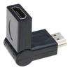 Male Female Flexible Right Angle Connector Swivel Adapter Extender 1080P (Male to Female)