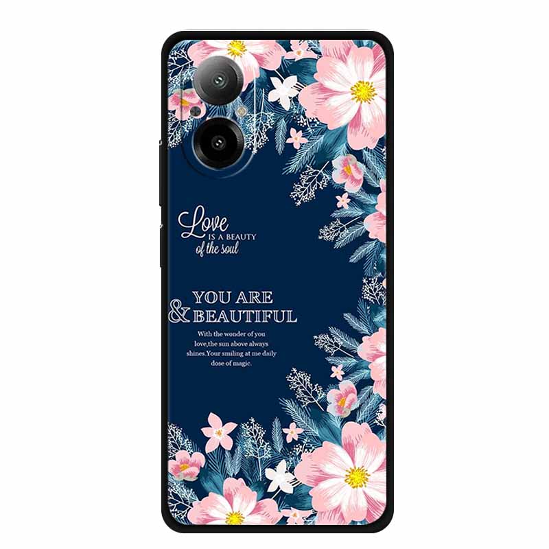 Для Realme C67 4G Чехол Роскошный Мягкий Силикон ТПУ Чехлы для Телефона Задняя Крышка Для RealmeC67 C 67 4G RMX3890 Ударопрочный Любовь Милый funda