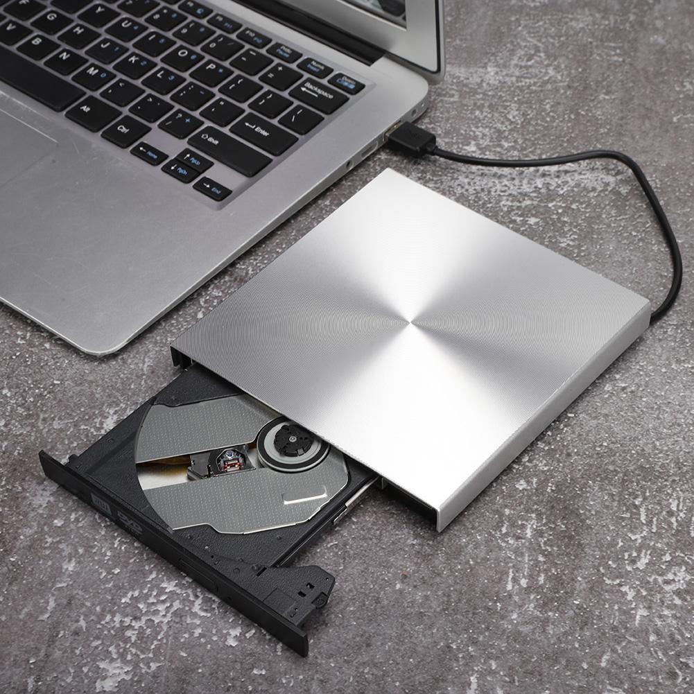 USB3.0 привод настольный ноутбук внешний оптический привод DVD-рекордер для WIN98 ME 2000 XPSilver