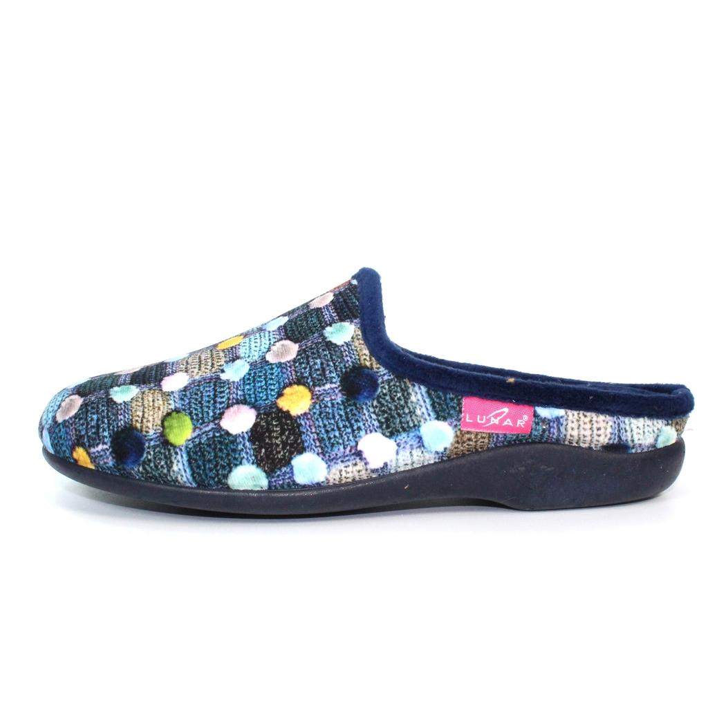 Lunar Womens/Ladies Crackle Slippers
