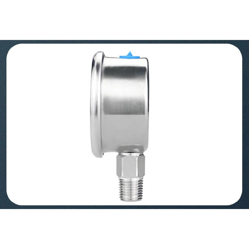 MAIRUIKESI Stianless steel pressure gauges 50mm(2") Accuracy 2.5% Bottom Connection Hydraulic High water vacuum manometer