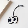 Cute Big Eye Bag Charms for Handbags Microfiber Leather Bag Charm Mini Pendant for Mini Purse Charms Accessories