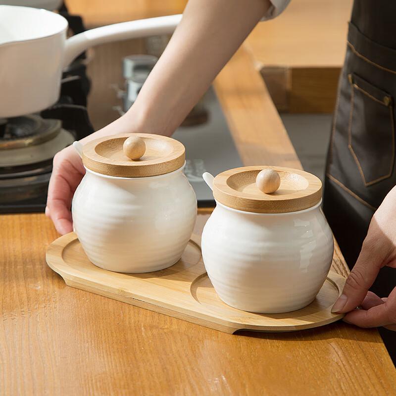 Qianxing Japanese Style Ceramic Seasoning & Storage Jar