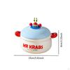 Фарфоровая миска для рамена, многоцелевая, для каши, быстрорастворимого риса с молоком, синяя