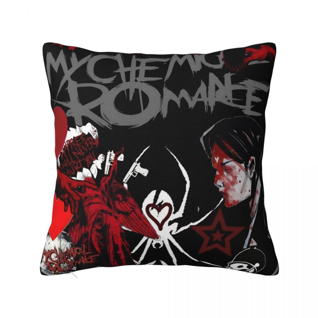 My Chemical Romance MCR Музыкальная Группа Наволочка Чехол для Подушки Мягкая Наволочка Милые Забавные Наволочки Для Дивана Домашний Декор