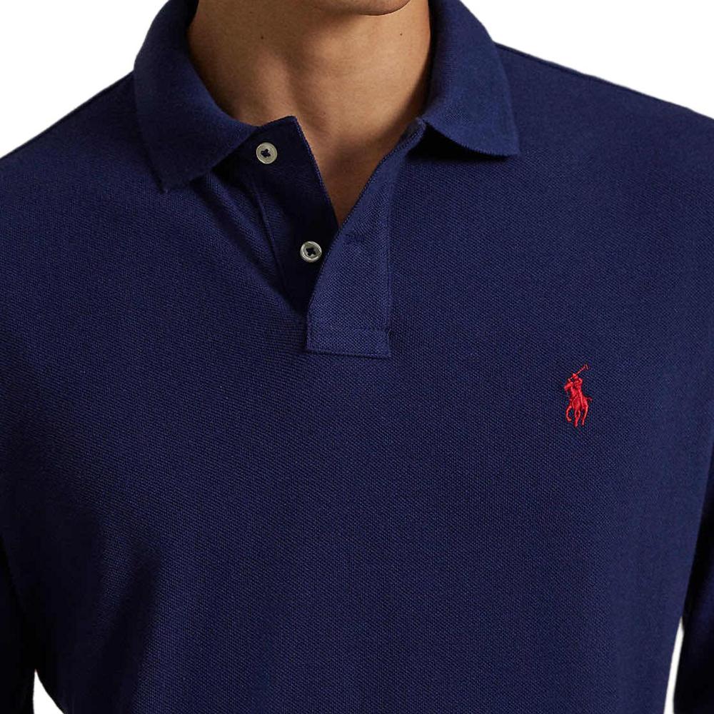 Polo Ralph Lauren Рубашка-поло с длинным рукавом All Fits из сетки 710680790-046