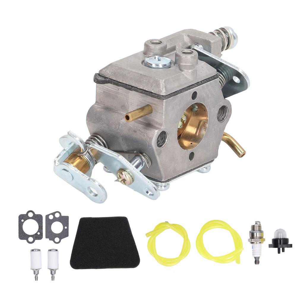 Chainsaw Carburetor Kit Aluminum Carburetor Assembly with Fuel Pipe and Filter for 1950 2050 2150 2375 89 891 WT324