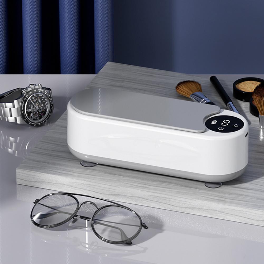 Ультразвуковой очиститель серебра и золота, высокочастотный вибрационный очиститель очков, очиститель кистей для макияжа, USB-аккумулятор для монет, зубных протезов