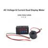 Digital Double Color Blue & Red Led Display Voltmeter Ammeter Voltage Current Indicator with
