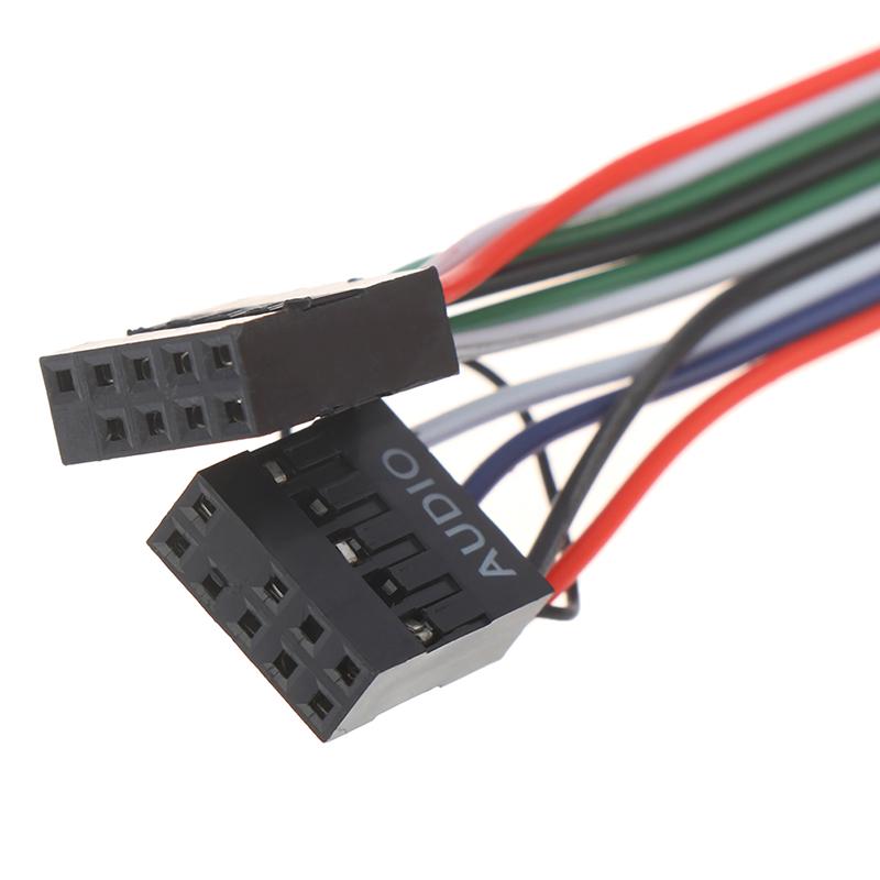 2 USB ПК компьютерный корпус 6.8 см передняя панель USB аудио порт микрофон наушники кабель