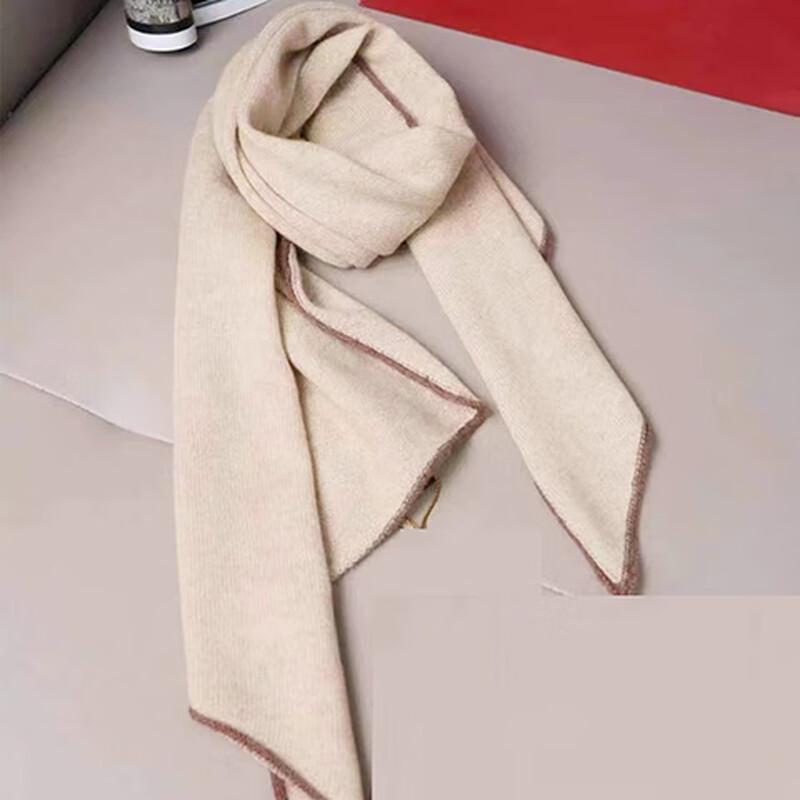 Lu Dahua 100% Cashmere Trapezoid Scarf for Women