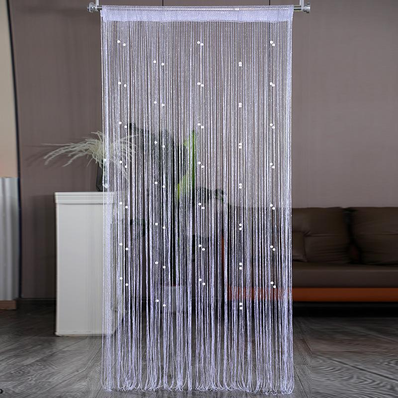 2027 Beaded Curtain Door String Curtains for Doorway Tassels Beads Hanging Fringe Divider Window Hallway Entrance Wall Closet Bedroom Privacy Decor