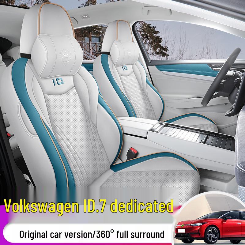 2024 VW ID.7 First Edition Кожаные чехлы на сиденья - Всесезонные, Дизайн с полным обхватом