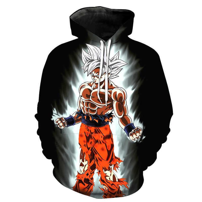 2024 3D Новый аниме Dragon Ball принтованный свитер серии пуловер Generation Tide Brand Hoodie Gift Pink Goku
